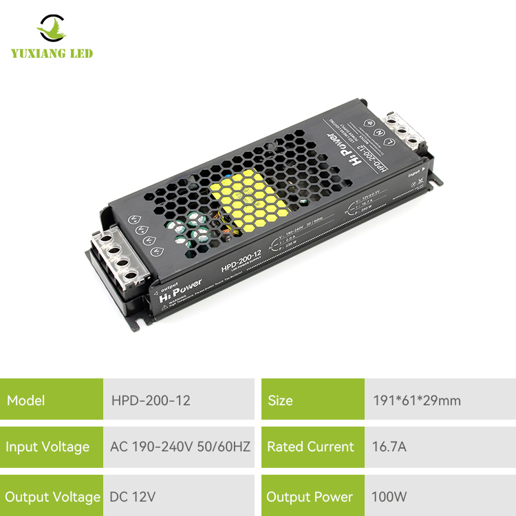 12V 200W LED-Netzteil für lineare Beleuchtung