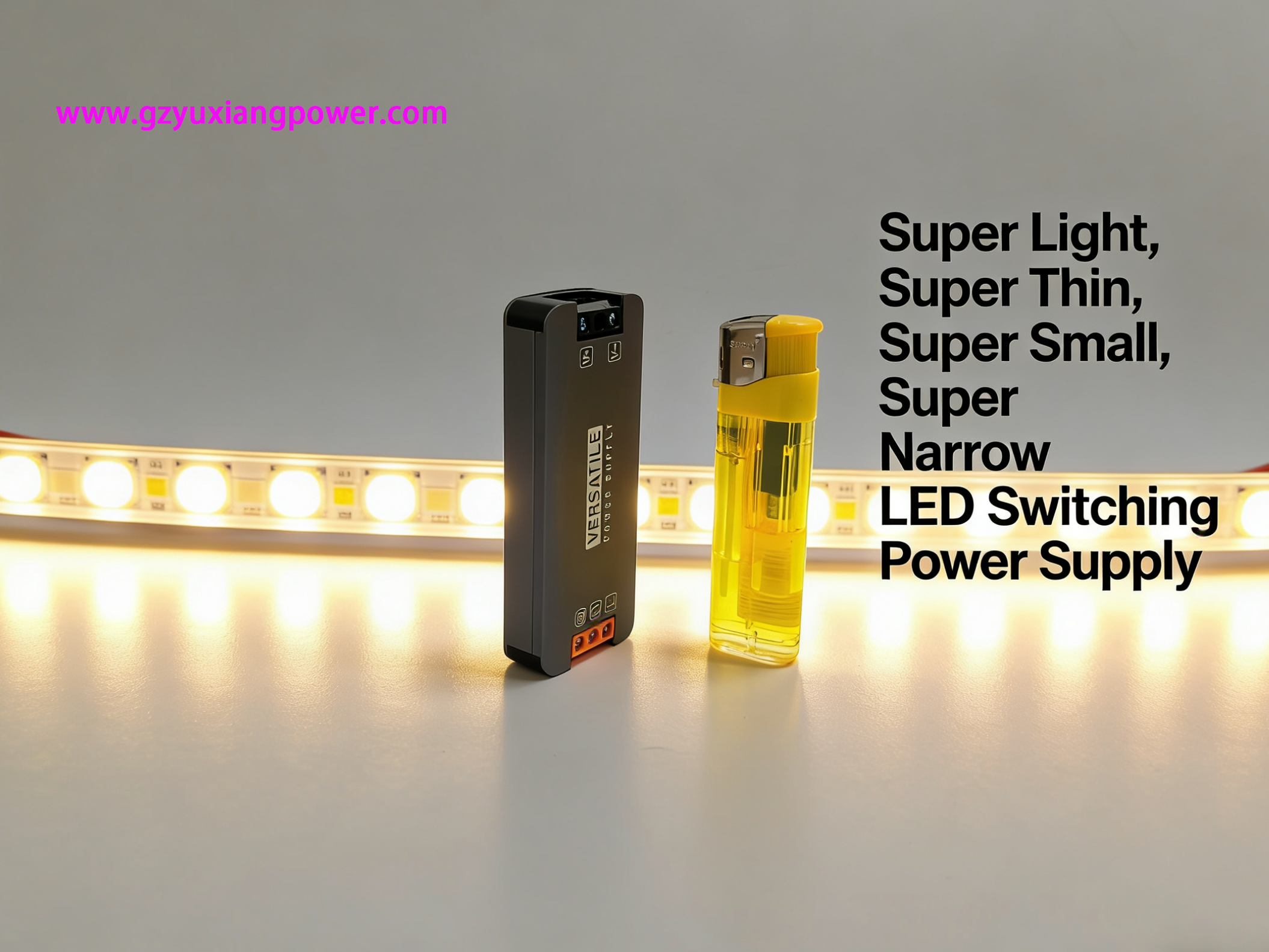 Superdünnes, superkleines 24-V-LED-Netzteil