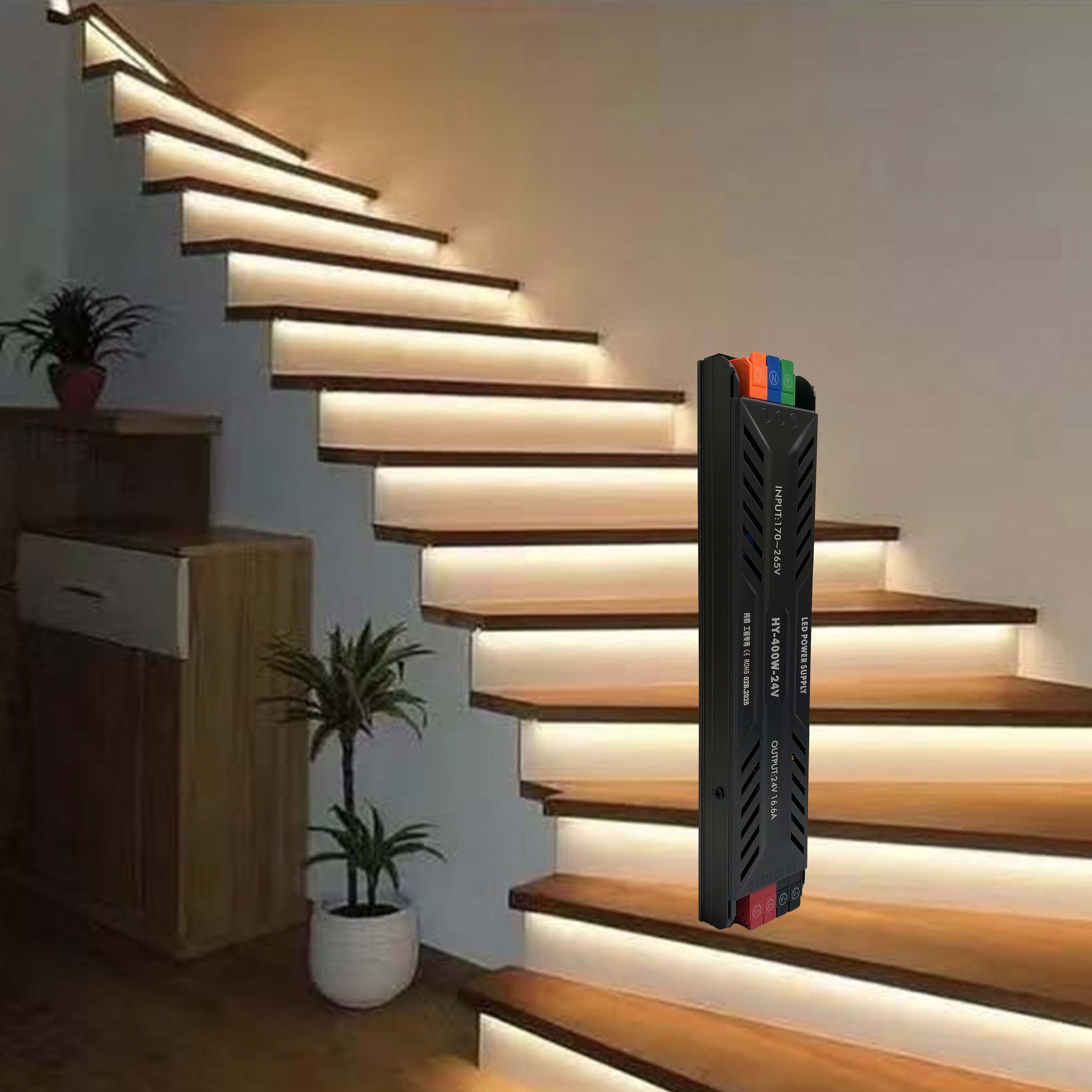 Ultradünnes, halbvergossenes LED-Netzteil DC 24 V, 400 W