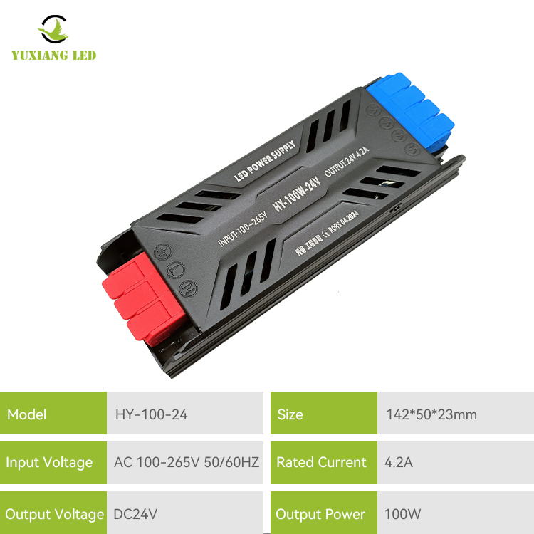 24 V 100W LED Hochleistungs lineares halbgefülltes Netzteil der LED