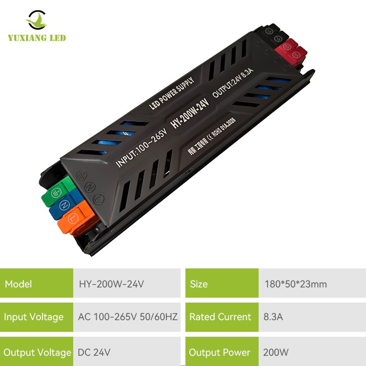 DC 24V 300W Ultradünnes, halbvergossenes LED-Netzteil