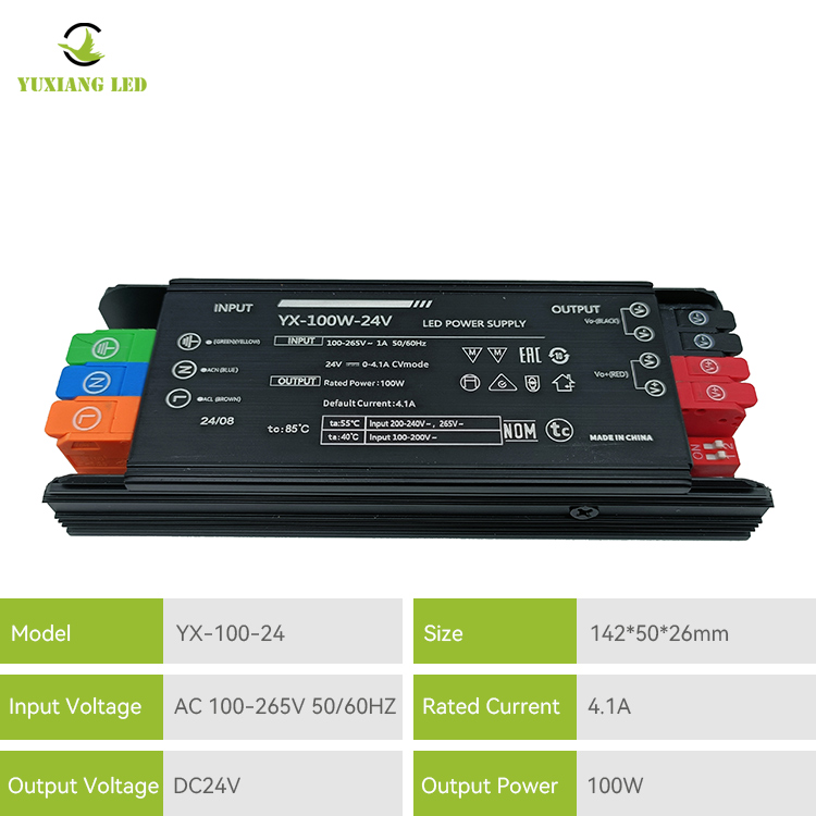 LED-Netzteil für lineare Beleuchtung, 24 V, 100 W