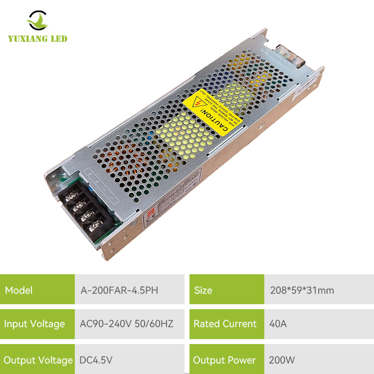 ultradünnes LED-Display-Netzteil A-200FAR-4.5PH